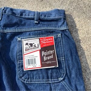 Vintage Pointer Brand Jeans Size 18M 36x30 Blue Denim Y2K Carpenter Utility Work